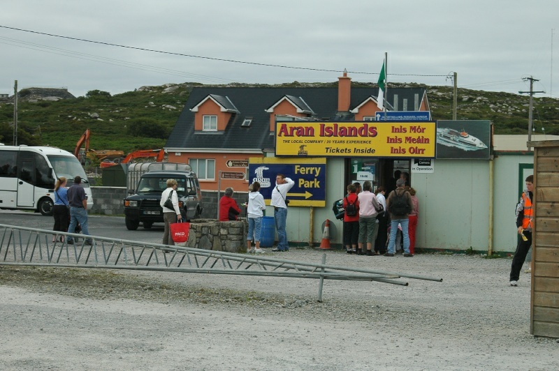 Aran Islands ferry ticket booth